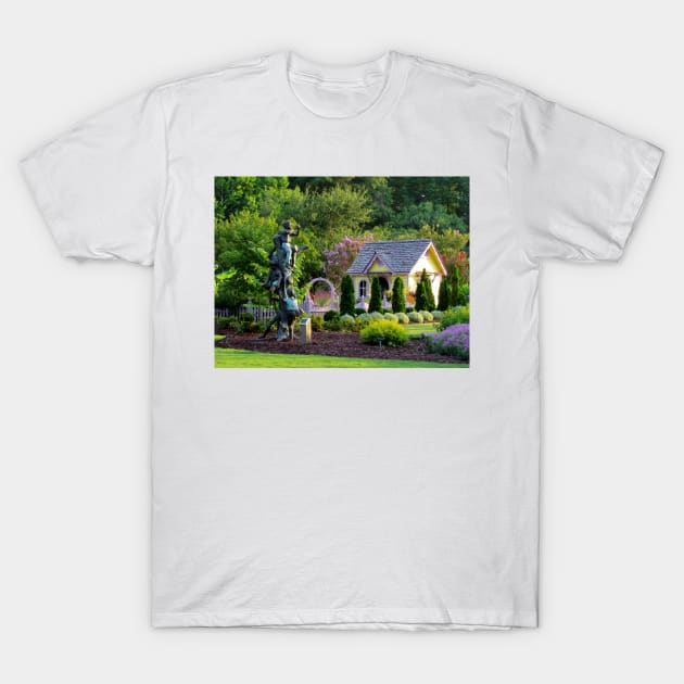 Playhouse In The Garden T-Shirt by Cynthia48